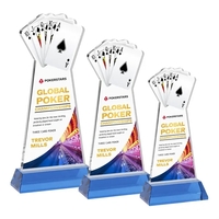 Poker VividPrint™ Award on Hartford Base - Sky Blue... from ASI 84592 St...
