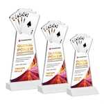 Poker VividPrint™ Award - White