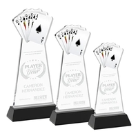 Poker Award on Hartford Base - Black... from ASI 84592 St Regis Group / St Regis
