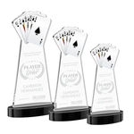 Poker Award on Alberton Base - Black