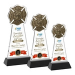 Fire Dept VividPrint™ Award on Hartford Base - Black