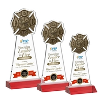 Fire Dept VividPrint™ Award - Red