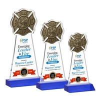 Fire Dept VividPrint™ Award - Blue... from ASI 84592 St Regis Group / St Regis