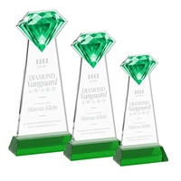 Gemstone Award on Hartford Base - Green... from ASI 84592 St Regis Group / St...
