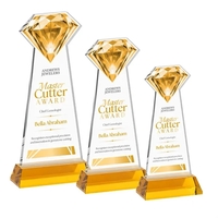 Gemstone VividPrint™ Award on Hartford Base - Amber... from ASI 84592 St...