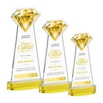 Gemstone VividPrint™ Award on Alberton Base - Gold