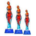 Venus Award on Sheffield Base - Blue