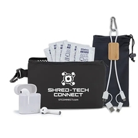 10 pcs Do It All Tech Kit in Black Mesh Zipper... from ASI 62660 Innovation Line
