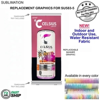 72Hr Fast Ship - Replacement graphics, 33.5x79, for premium retractable...
