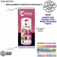 72Hr Fast Ship - Replacement graphics, 33.5x79, for premium retractable...