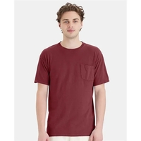 Garment Dyed Short Sleeve T-Shirt With a Pocket... from ASI 84358 S&S Activewear