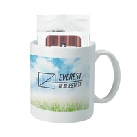 11 ounce ceramic mug with packet of instant cocoa.... from ASI 61125 Hit...
