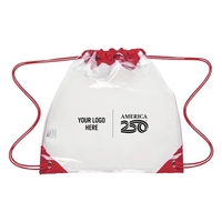 America250™ Touchdown Clear EVA Drawstring Backpack