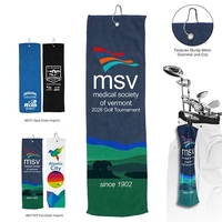 Full Color Recycled Golf Towel - 6" X 22"... from ASI 62660 Innovation Line