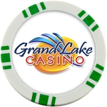 Poker Chip/Ball Marker with Four Color Process Dome Print