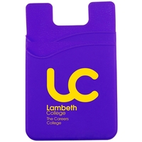 Dual Pocket Cell Phone Sleeve with Adhesive Backing