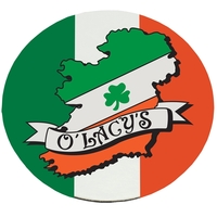 Round Coaster with Neoprene Backing