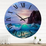 8.125" Full Color Aluminum Sublimatable Round Clock