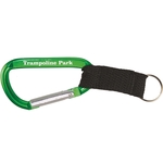 3" Large Carabiner with Web Strap