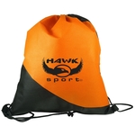 Two Color Non-Woven Drawstring Backpack