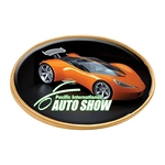 Oval Domed Lapel Pin