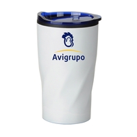 Stainless steel 6" x 3.5" 14-ounce tumbler with twisted design and... from...