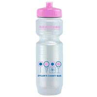 26 oz. Translucent Jogger Bottle with Push Pull Lid