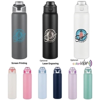 28oz vacuum bottle keeps drinks hot and cold for hours.... from ASI 99030...