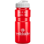 20 oz. Solid Recreation Bottle with Flip Top Lid