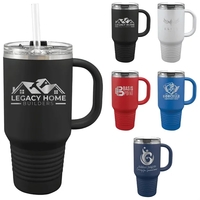 Polar Camel insulated stainless steel 32 ounce travel mug for hot... from ASI...