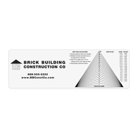 Made from 0.015 clear or 0.020 white Poly, our Screen printed... from ASI...