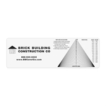 Polycarbonate or PVC Roof Pitch Gauge