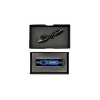 Pocket-sized rechargeable flashlight has an impressive light technology with...