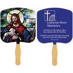 Religious Hand Fan - Spot Color