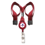 Retractable Badge Reel Lanyard Combo