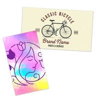 2" x 3.5" Rectangle Metallic Sticker