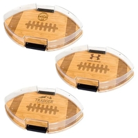 Football shaped carving board with storage... from ASI 88060 Snugz/USA Inc