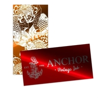 Metallic sticker printing creates eye-catching designs with a shimmering...