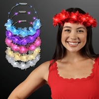 LED Flower Halo Crown, One Size Fits All. No Imprint, Blank... from ASI 34194...