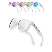 Polycarbonate sunglasses with mirrored lenses featuring UV 400 protection.......