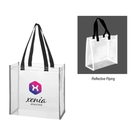 6" x 12" x 12" clear EVA tote bag with reflective... from ASI 61125 Hit...