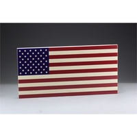 9.5" x 5" x .75" hardwood printed desktop United States flag.... from ASI...