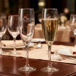 5.75 oz Champagne Flute Glass with Tapered Stem