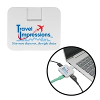 Recycled 4-in-1 USB Hub, Full Color Digital