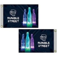 12" x 18" Full color standard double sided printed knitted polyester... from...