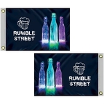 12" x 18" Standard Printed Double Sided Knit Poly Flag