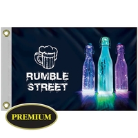 12" x 18" Full color printed Single Reverse Knitted Polyester Flag... from...