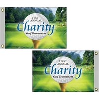 16" x 24" Full color standard double sided printed knitted polyester... from...