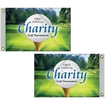 16" x 24" Standard Printed Double Sided Knit Poly Flag