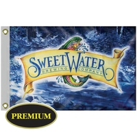 2' x 3' Digitally Printed Single Reverse Outdoor Knitted Polyester Flag......